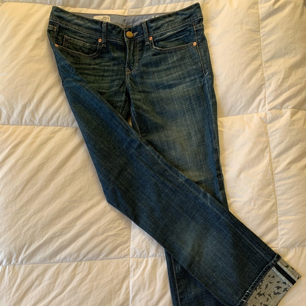 GAP vintage straight-legged jeans (with 🕊cuffs)